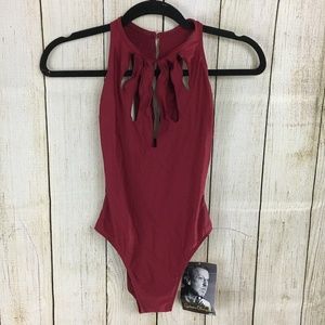 Gideon Oberson Cut-Out Bathing Suit